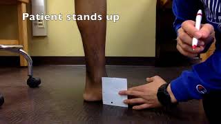 Navicular Drop Test [upl. by Aihseken482]