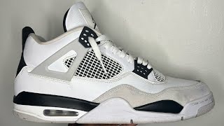 How To Clean Air Jordan 4 “Military Black” [upl. by Kip540]