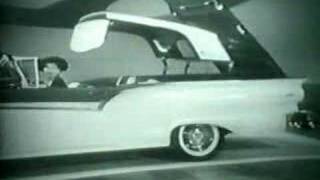 1957 Ford Fairlane 500 Skyliner Commercial [upl. by Kornher907]