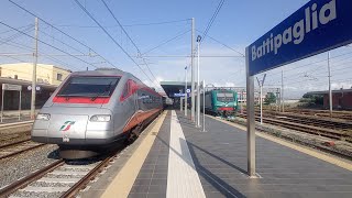 Trainspotting pomeridiano alla stazione di Battipaglia [upl. by Kozloski]