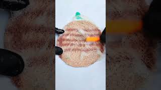 miniature dirty rug carpet cleaning with mini tools carpetcleaning miniature 1 rug [upl. by Herbst533]