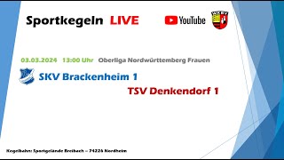 SKV Brackenheim 1  TSV Denkendorf 1 Oberliga Nordwürttemberg Frauen [upl. by Nibot]