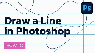 How to Draw a Line in Photoshop [upl. by Margette]