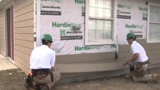 HardiePlank Lap Siding Install Video [upl. by Thgiwd201]