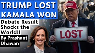 TRUMP LOST the Debate and Kamala Harris wins  Result Shocks the World  By Prashant Dhawan [upl. by Hako249]