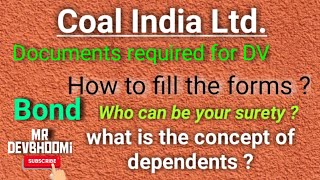 Documents required for CIL DV and IME  How to fill the forms  Bond of CIL  Surety  Dependents [upl. by Tnarg]