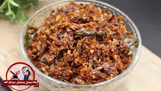 வேற லெவல் கார சாரமான கட்ட சம்பல் தயார் Sri Lankan Style Fried Katta Sambal [upl. by Daryn]