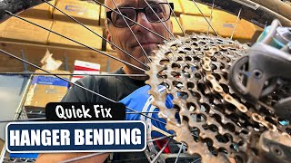 MTB Hanger Alignment  Cant Fix Your Shifting with a Bent Hanger [upl. by Lorilyn]