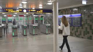 Sweden Stockholm Aspudden Subway Station 1X KONE elevator 1X escalator [upl. by Niwri252]