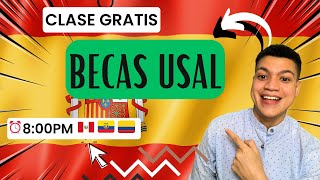 ✅Cómo aplicar a las becas USAL  La mejores becas para ESTUDIAR EN ESPAÑA 🇪🇸 [upl. by Waynant528]