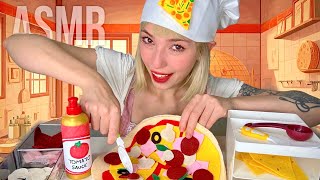 ASMR FAKE PIZZA  A PIZZARIA MAIS RELAXANTE DE TODAS 🍕 [upl. by Fernanda]