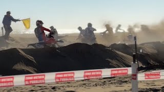 Bibione Sand Storm Gara 2 Moto italy race motovlog [upl. by Enohpets533]