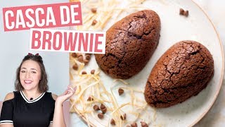 OVO COM CASCA DE BROWNIE  Especial Páscoa  Tábata Romero [upl. by Milstone122]