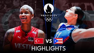 TURKIYE vs PUERTO RICO  Highlights  Womens OQT 2023 [upl. by Ibrek730]