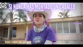 Si nunca has montado a caballo este video es para ti 🤠  TUTORIAL COMO MONTAR 🐴 [upl. by Hedgcock]