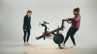 How to assemble Peloton Exercise Bike pelotonbike assemble thefitnessmachines [upl. by Aizahs]