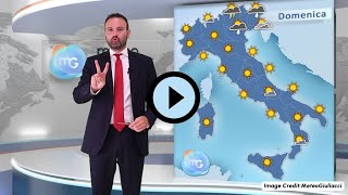 Lalta pressione caratterizza il quadro meteo italiano [upl. by Yntirb]