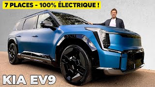 Essai KIA EV9 – Le roi des SUV 7 places 100 électrique [upl. by Aerdua83]