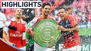 Arsenal 30 Manchester City  Community Shield 2014  Goals amp Highlights [upl. by Aikat]