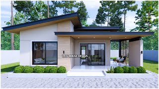 Perfect House Design  7m x 8m with 2Bedroom Simple and Cozy [upl. by Roland535]