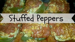 STUFFED GREEN PEPPERS [upl. by Ahseenat794]