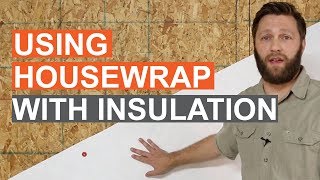 Tip of the Week Using House Wrap with Siding Insulation [upl. by Brita558]