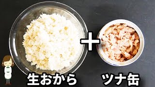 これ、低糖質のめちゃ旨ポテトサラダ！ちょっとしたコツで超しっとり驚きの美味しさ『ツナおからサラダ』の作り方 [upl. by Camellia539]