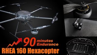 90 Minutes Endurance Hexacopter Rhea 160 [upl. by Lowrance583]