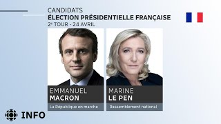 Émission spéciale  le 2e tour des élections présidentielles en France [upl. by Dymphia]