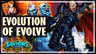 THE EVOLUTION OF EVOLVE SHAMAN  Saviors of Uldum Hearthstone [upl. by Griff]