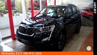 Mahindra XUV 500 W11 2018 Hindi Review  Car Cafe [upl. by Ijat]