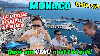 Khoa Pug Choáng Ngợp Với Monaco Quốc Gia Giàu Nhất Thế Giới  Toàn Siêu Xe Với Du Thuyền [upl. by Tiffa]