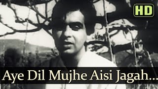 Aye Dil Mujhe Aisi Jagah  Arzoo Songs  Dilip Kumar  Kamini Kaushal  Talat Mahmood [upl. by Zetnwahs613]