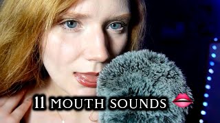 ASMR 11 different MOUTH SOUNDS🫦👅 100 tingly😴 [upl. by Aurlie]