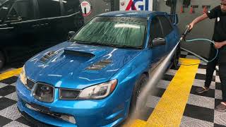 Subaru Impreza WRX in for a wash after seat extraction [upl. by Drhcir433]