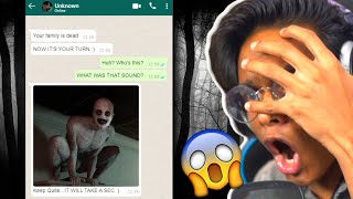 SCARIEST WHATSAPP CHATS EVER😨 [upl. by Elleuqram]