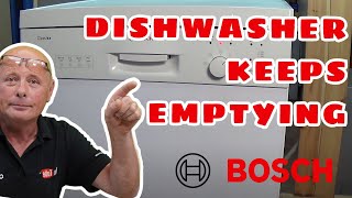 Bosch dishwasher keeps emptying and filling how to diagnose the fault and replace parts [upl. by Effy967]