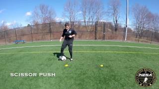 Soccer Training  Ball Mastery  Two Cone [upl. by Eytteb]