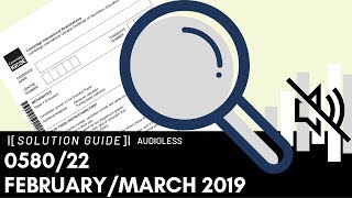 058022 FebruaryMarch 2019 Marking Scheme MS [upl. by Coates]