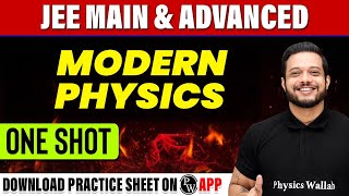 MODERN PHYSICS in 1 Shot  All Concepts Tricks amp PYQs Covered  JEE Main amp Advanced [upl. by Akilam]