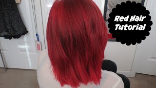 How I dyed my Hair Red  Loreal Hicolor Highlights  Alyssa Nicole [upl. by Charron]