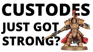 Did Custodes Just Get GOOD AGAIN Army Overview in Warhammer 40K 10th Edition [upl. by Aicram]