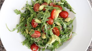 Arugula Avocado amp Tomato Salad Recipe [upl. by Dupuis358]