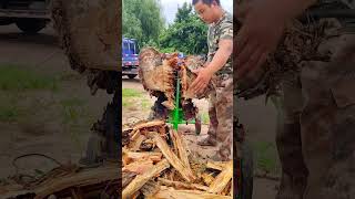 Wood splitting ax wood splitting method 30 [upl. by Hieronymus]