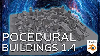 Procedural Buildings v14 With Geometry Nodes Blender 30 [upl. by Wolbrom449]