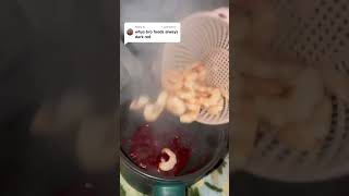 Making Shrimp in bed food shorts [upl. by Fondea]