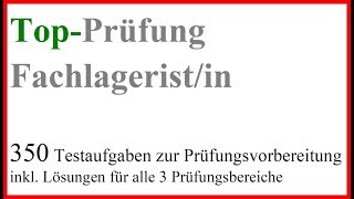 Top Prüfung Fachlageristin  5 Fragen zur Abschlussprüfung  Prüfungsvorbereitung [upl. by Corwun186]