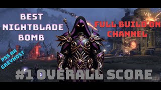 ESO PVP BEST BOMBER PS5 NA DESTROYING ZERGS  MIDYEAR MAYHEM  NIGHTBLADE pvp GAMEPLAY 2024 [upl. by Anisamoht12]