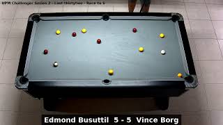 Edmond Busuttil vs Vince Borg  UPM Challenger Series 2  Last thirtytwo [upl. by Fraase]