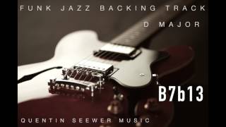 FunkJazz Backing Track  DMajor [upl. by Aramen886]